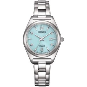 Citizen Women's Analogue Eco-Drive Watch with Titanium Strap EW2601-81M Citizen Women's Analogue Eco-Drive Watch with Titanium Strap EW2601-81M