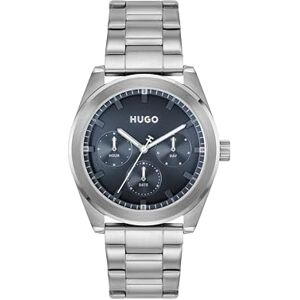 Hugo Boss Analogue Multifunction Quartz Watch for Men #Bright Sport Collection with Silver Stainless Steel Bracelet 1530424 Hugo Boss Analogue Multifunction Quartz Watch for Men #Bright Sport Collection with Silver Stainless Steel Bracelet 1530424