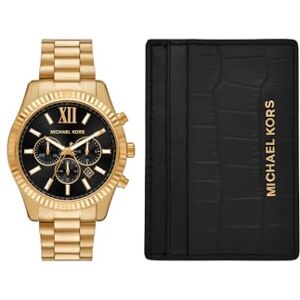 Michael Kors Lexington Men's 44MM Gold-Tone Stainless Steel Watch, MK9245SET Michael Kors Lexington Men's 44MM Gold-Tone Stainless Steel Watch, MK9245SET