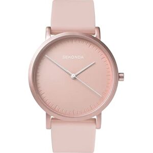 Sekonda in Colour Ladies 34mm Quartz Watch in Pink with Analogue Display, and Pink Silicone Strap 40406 Sekonda in Colour Ladies 34mm Quartz Watch in Pink with Analogue Display, and Pink Silicone Strap 40406