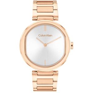 Calvin Klein Analogue Quartz Watch for Women CK Sensation Collection with Rose Gold Colored Stainless Steel Bracelet 25200253 Calvin Klein Analogue Quartz Watch for Women CK Sensation Collection with Rose Gold Colored Stainless Steel Bracelet 25200253