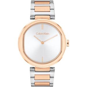 Calvin Klein Analogue Quartz Watch for Women CK Sensation Collection with Two-Tone Stainless Steel Bracelet 25200251 Calvin Klein Analogue Quartz Watch for Women CK Sensation Collection with Two-Tone Stainless Steel Bracelet 25200251