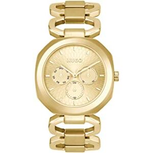 Hugo Boss Analogue Multifunction Quartz Watch for Women #Intense Collection with Gold Colored Stainless Steel Bracelet 1540150 Hugo Boss Analogue Multifunction Quartz Watch for Women #Intense Collection with Gold Colored Stainless Steel Bracelet 1540150