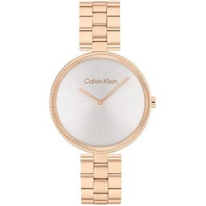 Calvin Klein Analogue Quartz Watch for Women Gleam Collection with Carnation Gold Colored Stainless Steel Bracelet 25100013 Calvin Klein Analogue Quartz Watch for Women Gleam Collection with Carnation Gold Colored Stainless Steel Bracelet 25100013