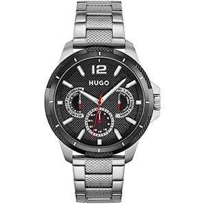 Hugo Boss Analogue Multifunction Quartz Watch for Men #Sport Collection with Silver Stainless Steel Bracelet 1530195 Hugo Boss Analogue Multifunction Quartz Watch for Men #Sport Collection with Silver Stainless Steel Bracelet 1530195