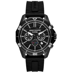 Armani Exchange Watch For Men, Chronograph Movement and 44mm Case Size with Stainless steel, Leather or Silicone strap Armani Exchange Watch For Men, Chronograph Movement and 44mm Case Size with Stainless steel, Leather or Silicone strap
