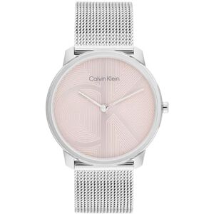 Calvin Klein Two Hand Quartz Movement Watch for Women CK Iconic Collection with Silver Stainless Steel Mesh Bracelet 25300015 Calvin Klein Two Hand Quartz Movement Watch for Women CK Iconic Collection with Silver Stainless Steel Mesh Bracelet 25300015