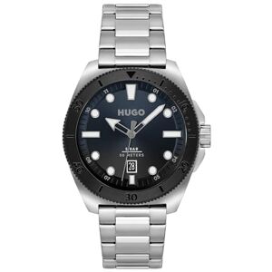 Hugo Boss Analogue Quartz Watch for Men #Visit Collection with Silver Stainless Steel Bracelet 1530305 Hugo Boss Analogue Quartz Watch for Men #Visit Collection with Silver Stainless Steel Bracelet 1530305