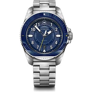 Victorinox Men’s Watch Journey 1884, Ø 43 mm, Swiss Made, Automatic, Water-Resistant up to 200 m, Sapphire Glass, Stainless Steel Strap, Blue/Silver Victorinox Men’s Watch Journey 1884, Ø 43 mm, Swiss Made, Automatic, Water-Resistant up to 200 m, Sapphire Glass, Stainless Steel Strap, Blue/Silver