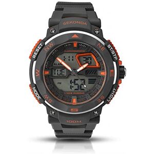 Sekonda Men's Digital Watch with Black Dial Digital Display and Black Plastic Strap 1163.05 Sekonda Men's Digital Watch with Black Dial Digital Display and Black Plastic Strap 1163.05