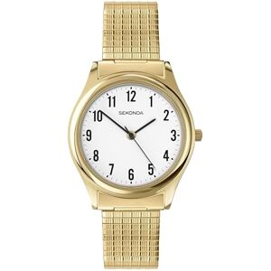 Sekonda Model 3752.27 Gents Gold Plated Analogue Expander Watch Sekonda Model 3752.27 Gents Gold Plated Analogue Expander Watch