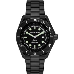 Michael Kors Men's Watch Maritime 42 mm Black Stainless Steel, MK9181 Michael Kors Men's Watch Maritime 42 mm Black Stainless Steel, MK9181