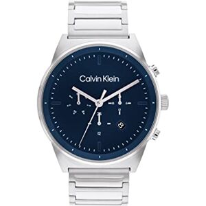 Calvin Klein Analogue Multifunction Quartz Watch for Men CK Impressive Collection with Silver Stainless Steel Bracelet 25200293 Calvin Klein Analogue Multifunction Quartz Watch for Men CK Impressive Collection with Silver Stainless Steel Bracelet 25200293