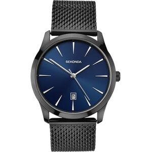 Sekonda Men's Malmo 42mm Quartz Watch with Analogue Display Date Window and Stainless Steel Bracelet 50M Water Resistance Sekonda Men's Malmo 42mm Quartz Watch with Analogue Display Date Window and Stainless Steel Bracelet 50M Water Resistance
