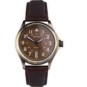 Sekonda Altitude Men’s 43mm Quartz Watch in Brown with Analogue Display, and Brown Leather Strap 30034 Sekonda Altitude Men’s 43mm Quartz Watch in Brown with Analogue Display, and Brown Leather Strap 30034
