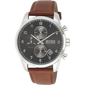 Boss Chronograph Quartz Watch for Men with Brown Leather Strap 1513787 Boss Chronograph Quartz Watch for Men with Brown Leather Strap 1513787