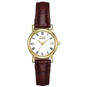 Citizen Eco-Drive Ladies' Strap with White Dial EW1272-01B Citizen Eco-Drive Ladies' Strap with White Dial EW1272-01B
