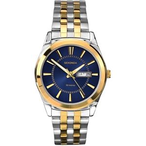 Sekonda Men's Quartz Watch with Blue Dial Analogue Display and Silver Stainless Steel Bracelet 1032.27 Sekonda Men's Quartz Watch with Blue Dial Analogue Display and Silver Stainless Steel Bracelet 1032.27