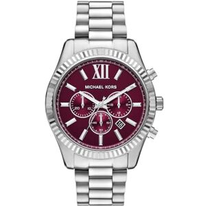 Michael Kors Lexington Men's 44MM Silver-Tone Stainless Steel Watch, MK9242 Michael Kors Lexington Men's 44MM Silver-Tone Stainless Steel Watch, MK9242
