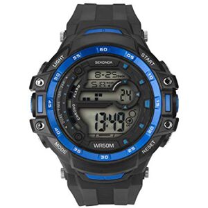 Sekonda Unisex Adult Digital Watch with Plastic Strap 1520E.05 Sekonda Unisex Adult Digital Watch with Plastic Strap 1520E.05
