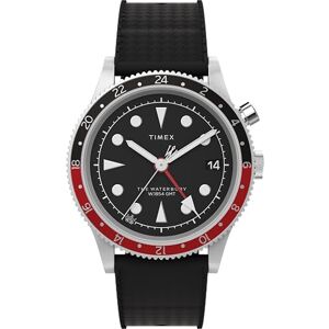 Timex Men's Waterbury 39 mm Watch Black Rubber Strap Black Dial Stainless Steel Case TW2Y06700 Timex Men's Waterbury 39 mm Watch Black Rubber Strap Black Dial Stainless Steel Case TW2Y06700