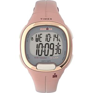 Timex Women's Ironman Transit 33mm Pink/Rose Gold-Tone Resin Strap Watch TW5M35000 Timex Women's Ironman Transit 33mm Pink/Rose Gold-Tone Resin Strap Watch TW5M35000