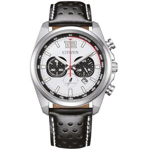 Citizen Men's Chronograph Eco-Drive Watch with Leather Strap CA4640-09A Citizen Men's Chronograph Eco-Drive Watch with Leather Strap CA4640-09A