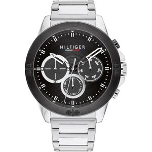 Tommy Hilfiger Analogue Multifunction Quartz Watch for Men with Silver Stainless Steel Bracelet 1791890 Tommy Hilfiger Analogue Multifunction Quartz Watch for Men with Silver Stainless Steel Bracelet 1791890