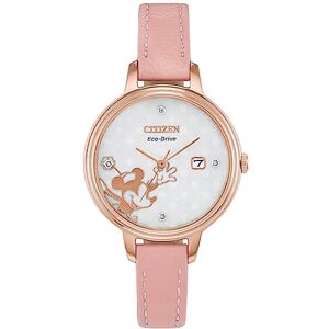Citizen X Disney Women's Analog Eco-Drive Watch with Leather Strap EW2448-01W Citizen X Disney Women's Analog Eco-Drive Watch with Leather Strap EW2448-01W