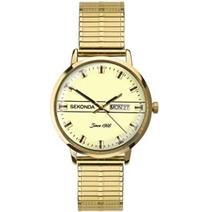 Sekonda Men's Watch, Cream Dial with Stainless Steel Expander Bracelet 1952 Sekonda Men's Watch, Cream Dial with Stainless Steel Expander Bracelet 1952