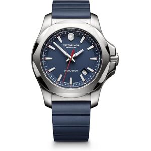 Victorinox Men’s Watch I.N.O.X. Ø 43 mm, Swiss Made, Analogue Quartz, Water-Resistant up to 200 m, Sapphire Glass, Rubber Strap, Blue Victorinox Men’s Watch I.N.O.X. Ø 43 mm, Swiss Made, Analogue Quartz, Water-Resistant up to 200 m, Sapphire Glass, Rubber Strap, Blue
