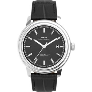 Timex Men's Analogue Automatic Watch with a Leather Strap Waterbury Metropolitan Timex Men's Analogue Automatic Watch with a Leather Strap Waterbury Metropolitan