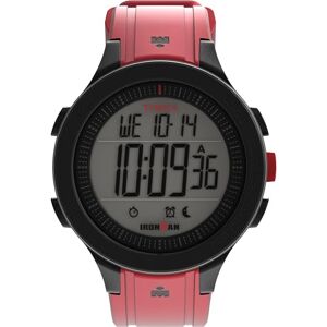 Timex Unisex Ironman T200 42mm Watch, Red Silicone Strap Digital Dial Black Case Timex Unisex Ironman T200 42mm Watch, Red Silicone Strap Digital Dial Black Case