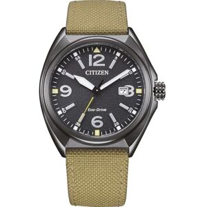 Citizen Men's Analogue Eco-Drive Watch with Nylon Strap AW1575-08E Citizen Men's Analogue Eco-Drive Watch with Nylon Strap AW1575-08E