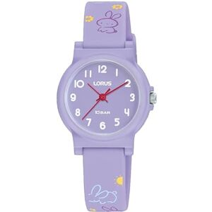 Lorus Girls Analog Quartz Watch with Silicone Strap, RRX43JX9 Lorus Girls Analog Quartz Watch with Silicone Strap, RRX43JX9