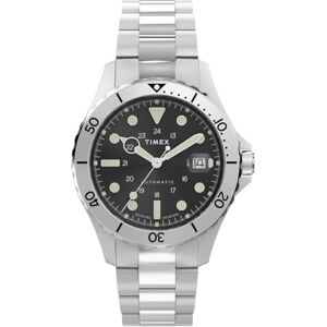 Timex Men's Trend 41 mm Watch Stainless Steel Bracelet with Black Dial and Stainless Steel Case TW2Y15300 Timex Men's Trend 41 mm Watch Stainless Steel Bracelet with Black Dial and Stainless Steel Case TW2Y15300
