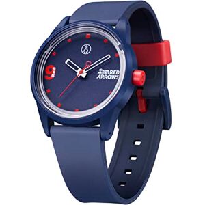 Citizen Q&Q Red Arrows solar powered 40mm watch, charges with sunlight or any other fluorescent light source, water resistant to 100m, 2 year warranty, for boys and girls R04A-500VY Citizen Q&Q Red Arrows solar powered 40mm watch, charges with sunlight or any other fluorescent light source, water resistant to 100m, 2 year warranty, for boys and girls R04A-500VY