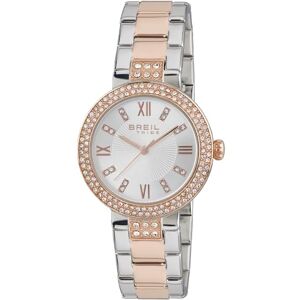 Breil Women's Watch Dance Floor Collection EW0420, Ladies Watch Solo Tempo with Analogic Blue Dial with Crystals on Bezel, 2035 MIYOTA Movement, Stainless Steel Watch Band Breil Women's Watch Dance Floor Collection EW0420, Ladies Watch Solo Tempo with Analogic Blue Dial with Crystals on Bezel, 2035 MIYOTA Movement, Stainless Steel Watch Band