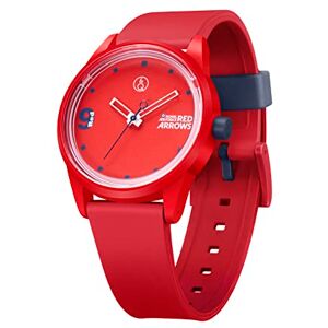 Citizen Q&Q Red Arrows solar powered 40mm watch, charges with sunlight or any other fluorescent light source, water resistant to 100m, 2 year warranty, for boys and girls R04A-501VY Citizen Q&Q Red Arrows solar powered 40mm watch, charges with sunlight or any other fluorescent light source, water resistant to 100m, 2 year warranty, for boys and girls R04A-501VY