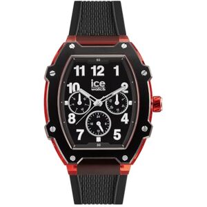 ICE-WATCH ICE boliday Black red Men's Wristwatch with Silicon Strap 023316 (Medium) ICE-WATCH ICE boliday Black red Men's Wristwatch with Silicon Strap 023316 (Medium)