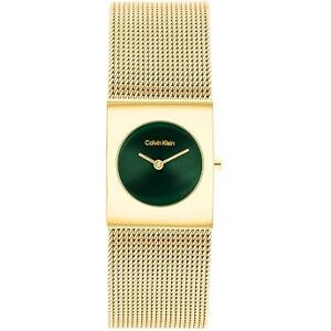 Calvin Klein Two Hand Quartz Movement Watch for Women CK Pulse Collection with Gold Colored Stainless Steel Mesh Bracelet 25100136 Calvin Klein Two Hand Quartz Movement Watch for Women CK Pulse Collection with Gold Colored Stainless Steel Mesh Bracelet 25100136