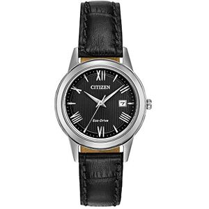 Citizen Womens Analogue Solar Powered Watch with Leather Strap FE1081-08E Citizen Womens Analogue Solar Powered Watch with Leather Strap FE1081-08E