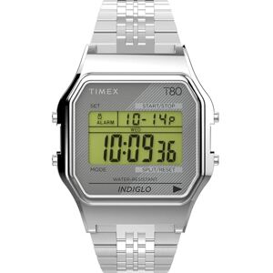 Timex T80 34mm Watch – Silver-Tone with Stainless Steel Bracelet TW2R79300 Timex T80 34mm Watch – Silver-Tone with Stainless Steel Bracelet TW2R79300