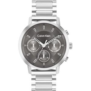 Calvin Klein Analogue Multifunction Quartz Watch for Men Gauge Collection with Silver Stainless Steel Bracelet 25200493 Calvin Klein Analogue Multifunction Quartz Watch for Men Gauge Collection with Silver Stainless Steel Bracelet 25200493