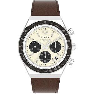 Timex Men's Chronograph Quartz Watch with Leather Strap TW2V42800 Timex Men's Chronograph Quartz Watch with Leather Strap TW2V42800
