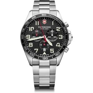 Victorinox Men’s Watch Fieldforce Chrono Ø 42 mm, Swiss Made, Analogue Quartz, Water-Resistant up to 100 m, Sapphire Glass, Stainless Steel Strap, Black Victorinox Men’s Watch Fieldforce Chrono Ø 42 mm, Swiss Made, Analogue Quartz, Water-Resistant up to 100 m, Sapphire Glass, Stainless Steel Strap, Black