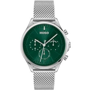 Hugo Boss Analogue Multifunction Quartz Watch for Men #Smash Multi Collection with Silver Stainless Steel Mesh Bracelet 1530409 Hugo Boss Analogue Multifunction Quartz Watch for Men #Smash Multi Collection with Silver Stainless Steel Mesh Bracelet 1530409