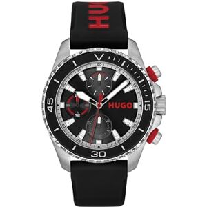 Hugo Boss Analogue Multifunction Quartz Watch for Men #Dive Collection with Black Silicone Bracelet 1530427 Hugo Boss Analogue Multifunction Quartz Watch for Men #Dive Collection with Black Silicone Bracelet 1530427