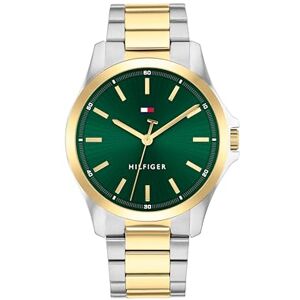 THW Tommy Hilfiger Three Hand Quartz Movement Watch for Men with Two-Tone Stainless Steel Bracelet 1792192 THW Tommy Hilfiger Three Hand Quartz Movement Watch for Men with Two-Tone Stainless Steel Bracelet 1792192
