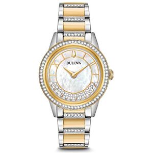 Bulova Womens Analogue Classic Quartz Watch with Stainless Steel Strap 98L245 Bulova Womens Analogue Classic Quartz Watch with Stainless Steel Strap 98L245